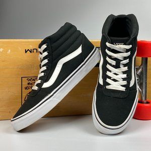 Vans®, Womens 8.5, Black, Sk8-Hi, Canvas